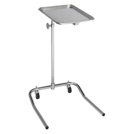 Brewer Mayo Instrument Stand - Single Post "U" Base, Height adj. 31"-50" 43460